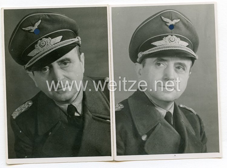 Luftwaffe 2 Portraitfotos eines Majors 