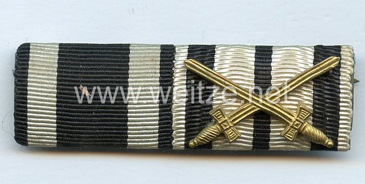 Wehrmacht Bandspange eines Offiziers 1. Weltkrieg