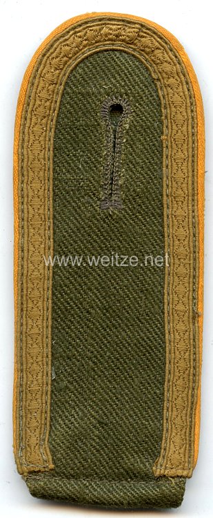Wehrmacht Heer Afrikakorps Einzel Schulterklappe für einen Unteroffizier Aufklärung 