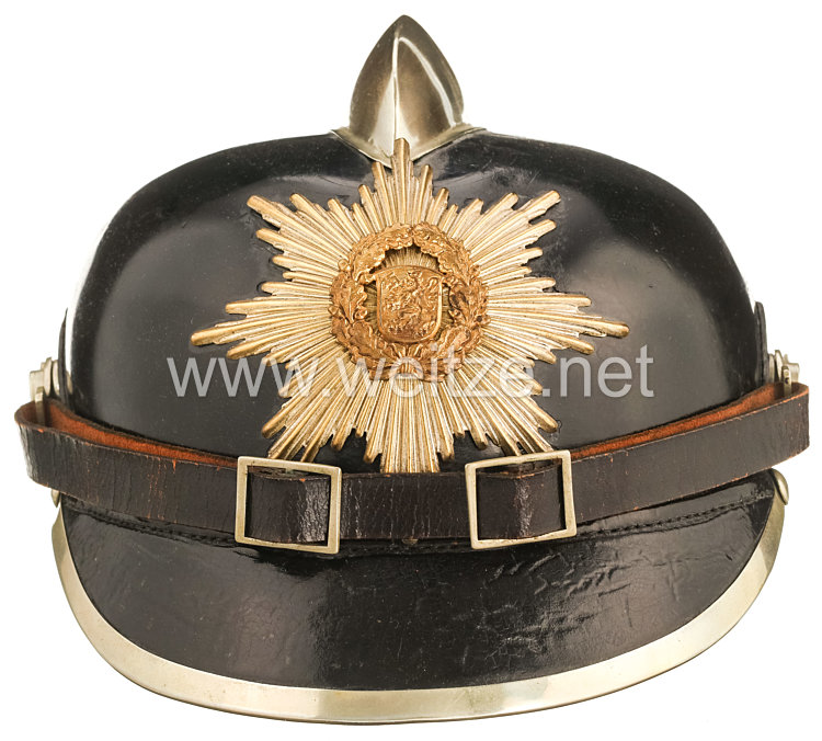 III.Reich Thüringen Feuerwehr Helm für Mannschaften Bild 2