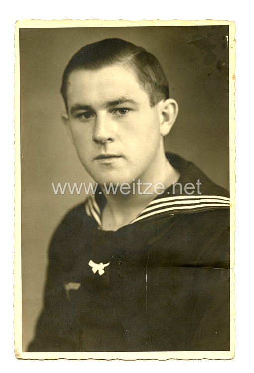 Kriegsmarine Portraitfoto, Matrose