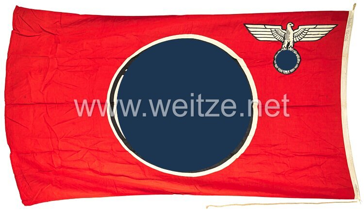 III. Reich große Reichsdienstflagge für Regierungs- bzw. Amtsgebäude Bild 2