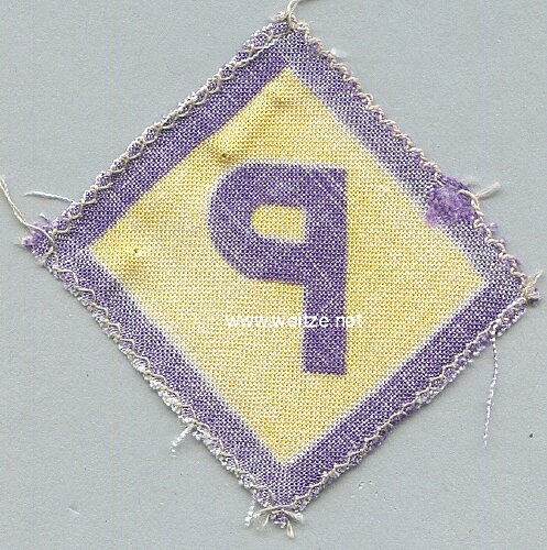 Brustabzeichen "P" für polnische Fremdarbeiter Bild 2