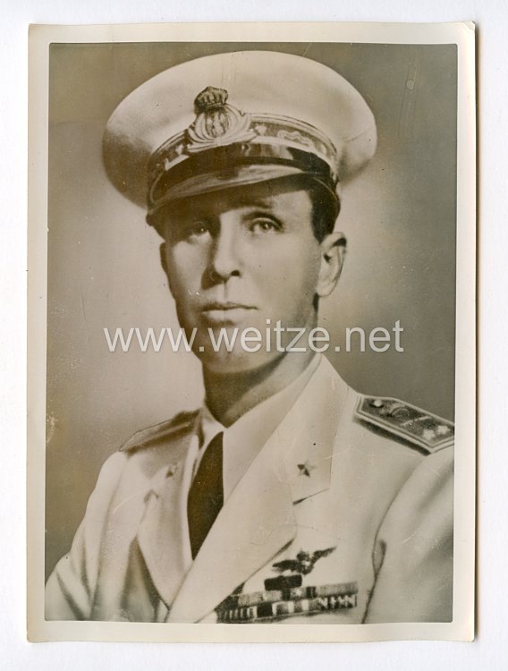 III. Reich Pressefoto. Herzog von Aosta. 4.3.1942.