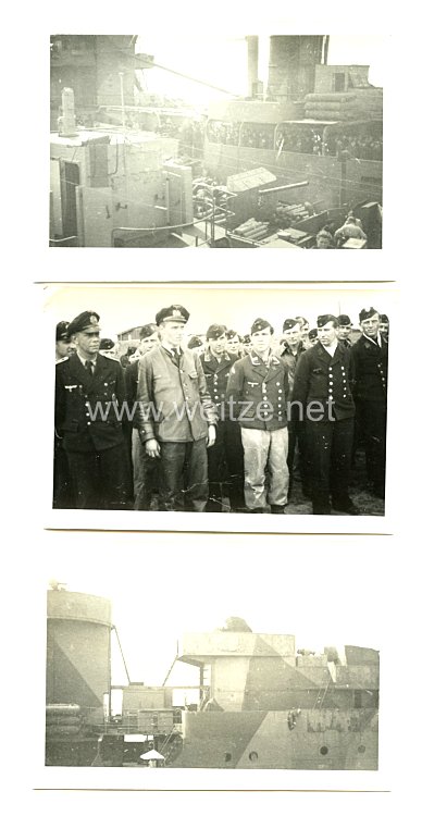 Kriegsmarine Fotogruppe, Angehörige der Artilleriefahrprahm AF50 der 7. Artillerieträger-Flottille bei der 9. Sicherrungsdivision in der Ostsee im Mai 1945 Bild 2