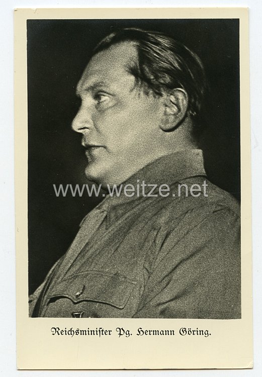 III. Reich - Propaganda-Postkarte - " Reichsminister Pg. Hermann Göring "