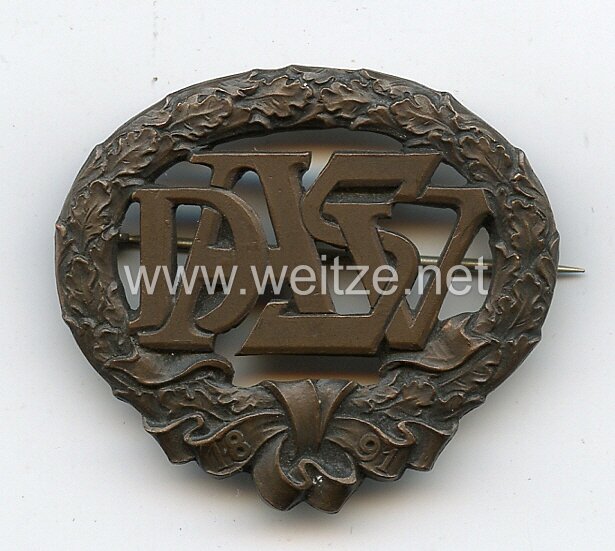 Deutscher Athletik-Sportverband von 1891 ( DASV ) - Reichsfachamt für Schwerathletik - DASV-Sportabzeichen in Bronze