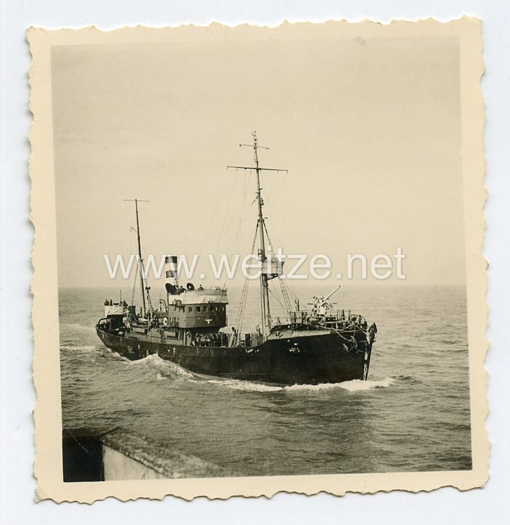 Foto Kriegsmarine Vorpostenboot auf See