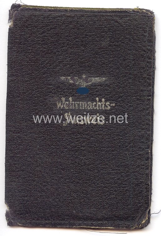 Schutzhülle für einen Wehrmachts-Ausweis
