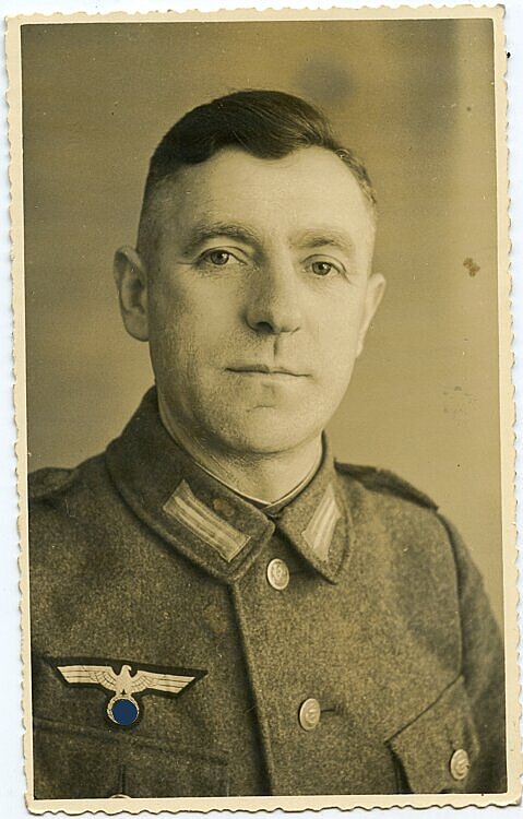 Portraitfoto, Angehöriger der Wehrmacht