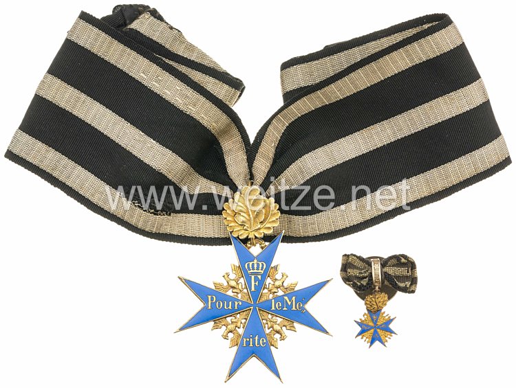 Preussen Orden Pour le Mérite mit Eichenlaub