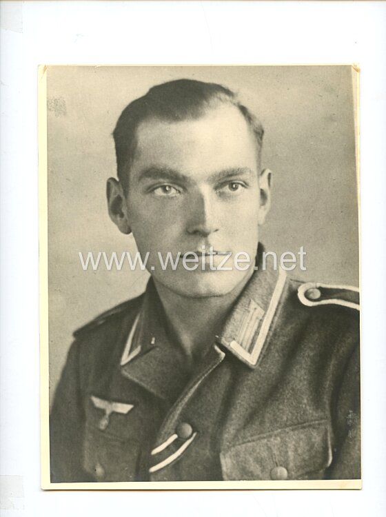 Wehrmacht Portraitfoto, Unteroffizier des Heeres