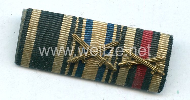 Bandspange für einen bayerischen Veteranen des 1. Weltkriegs 