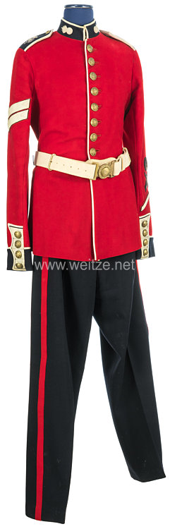Großbritannien/Vereinigtes Königreich Uniform-Ensemble aus der Hinterlassenschaft eines Weltkriegsveteranen und Korporals der Grenadier Guards aus der Zeit König Georgs V. und VI.