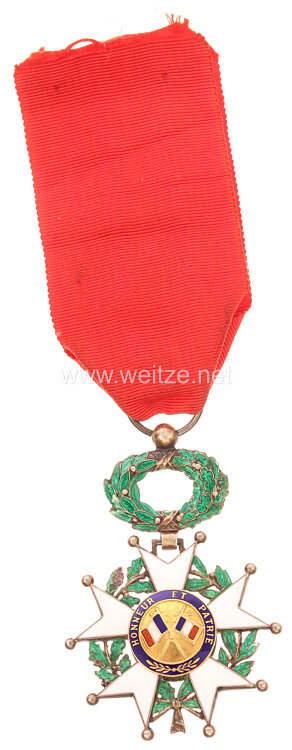 Frankreich Orden der Ehrenlegion -  Offizierskreuz Bild 2
