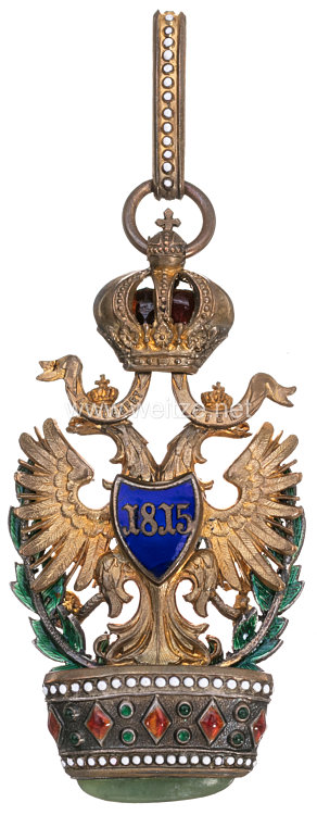 Kaiserlich Österreichischer Orden der Eisernen Krone 2. Klasse mit Kriegsdekoration Bild 2