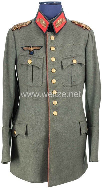 Wehrmacht großes Uniformensemble aus dem Besitz von Generalmajor Hermann Zeitz Bild 2