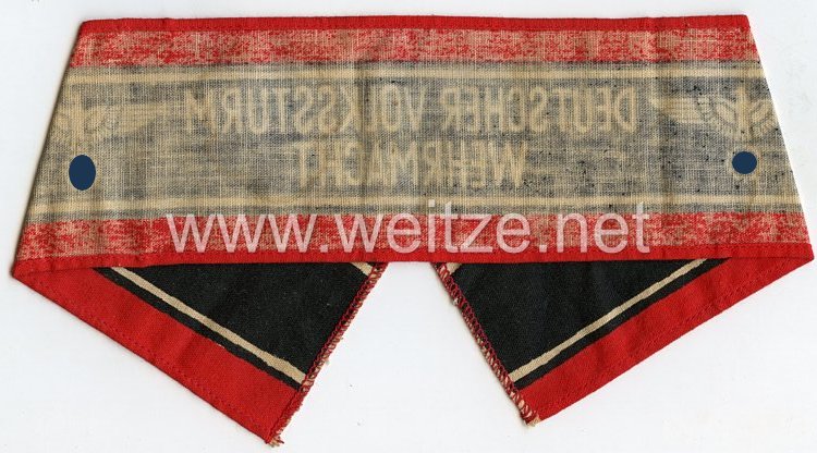 Armbinde "Deutscher Volkssturm Wehrmacht" Bild 2