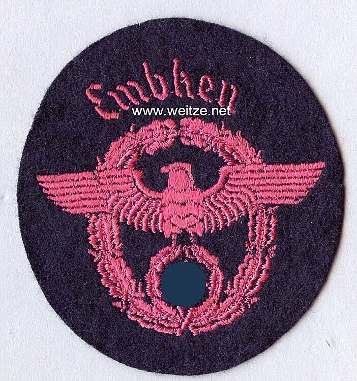 III. Reich Feuerwehr Ärmeladler " Embken "