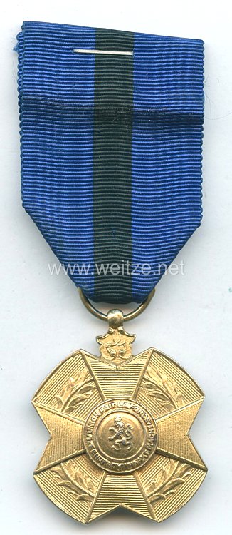 Belgien Orden Leopold II. Verdienstmedaille Gold