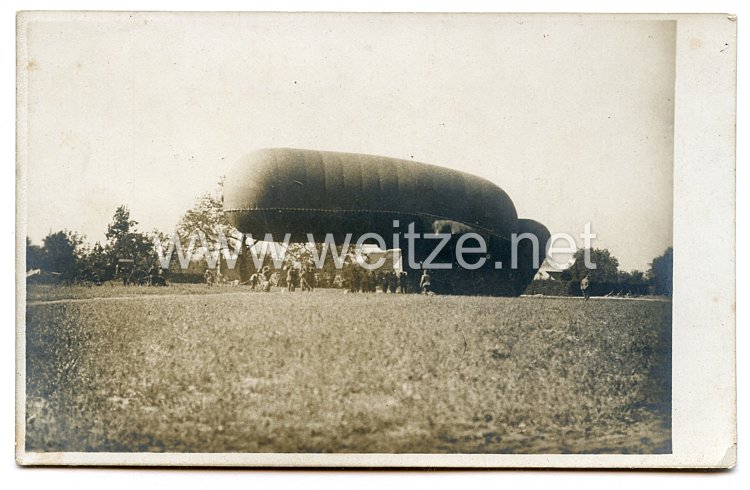 Deutsches Kaiserreich 1. Weltkrieg Foto, Beobachtungsballon
