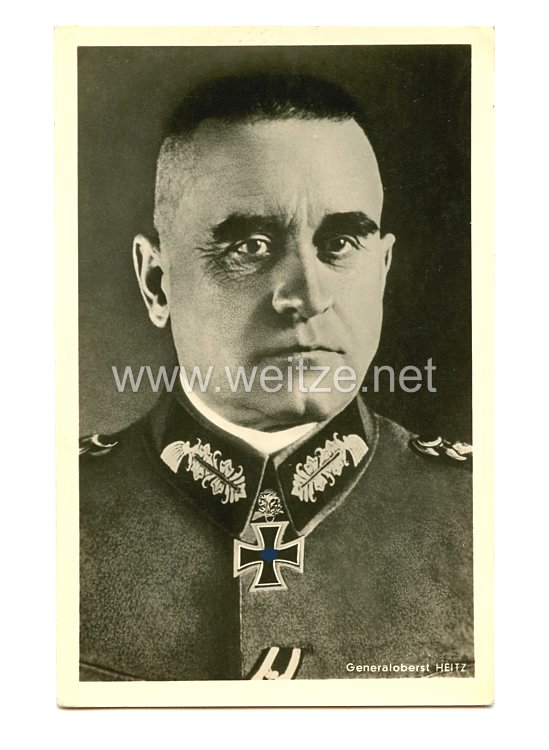 Heer - Portraitpostkarte von Ritterkreuzträger Generaloberst Heitz