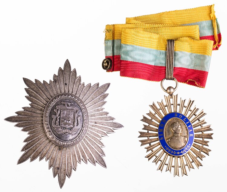 Bolivien Orden Simon Bolivar. Kommandeurkreuz mit Bruststern