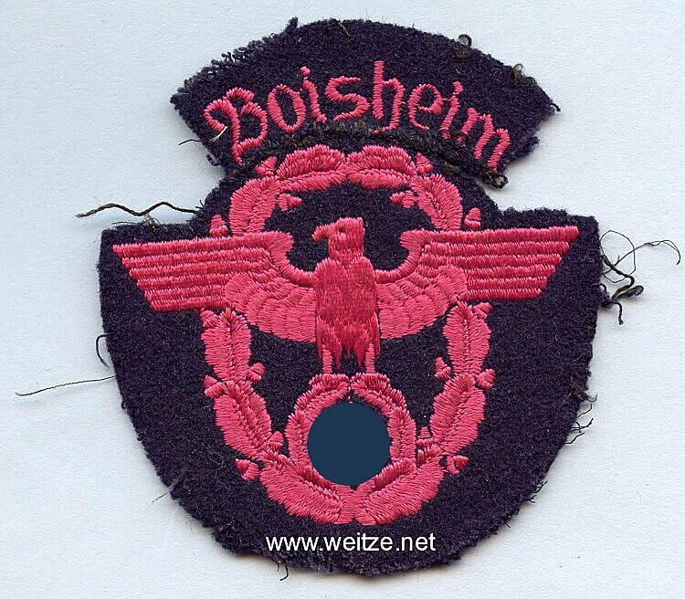 III. Reich Feuerwehr Ärmeladler " Boisheim "