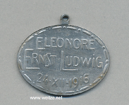 Hessen Geschenk der Großfürstin Eleonore und ihres Gemahls Ernst Ludwig an die hessischen Truppen zum Weihnachtsfest 1916