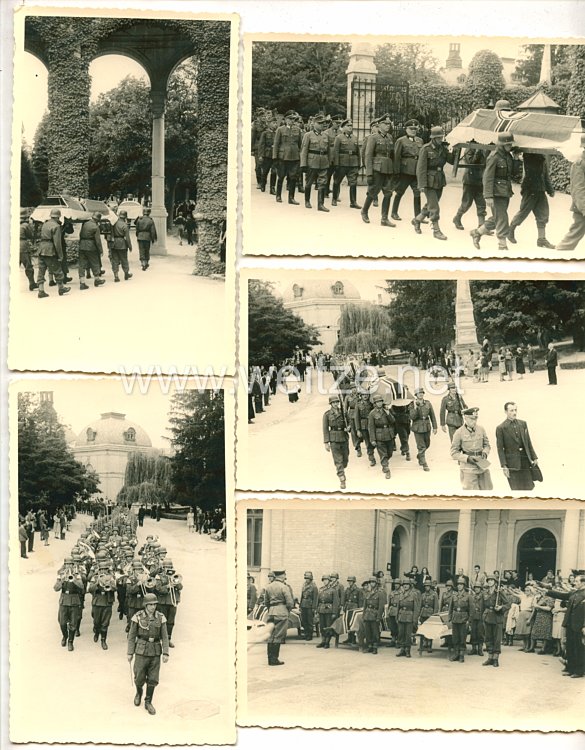 Wehrmacht Heer Fotos, Trauermarsch für Gefallene Soldaten