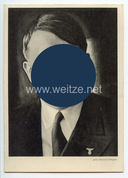 III. Reich - Propaganda-Postkarte - " Adolf Hitler - Reichstagung NSLB Frankfurt a.M. " ( Nationalsozialistischer Lehrerbund )