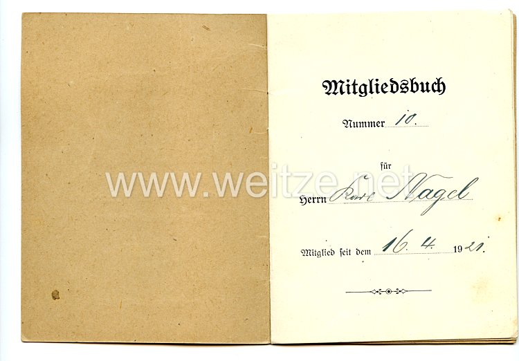 Satzungen des Vereins "Scharnhorst" ehemaliger Angehöriger des 3 .Garde Feldartillerie - Regiments  Bild 2