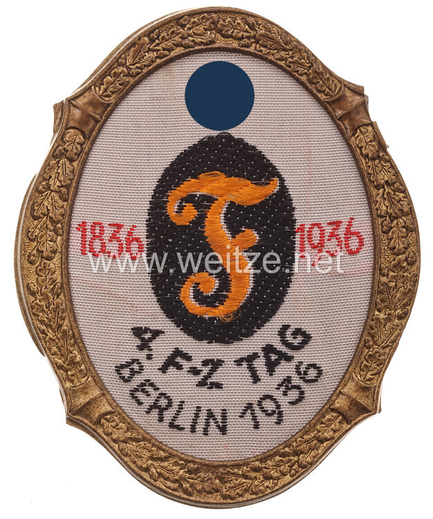 III. Reich - Kameradschaftstreffen der ehemaligen Feuerwerker "4.F-Z Tag Berlin 1936"