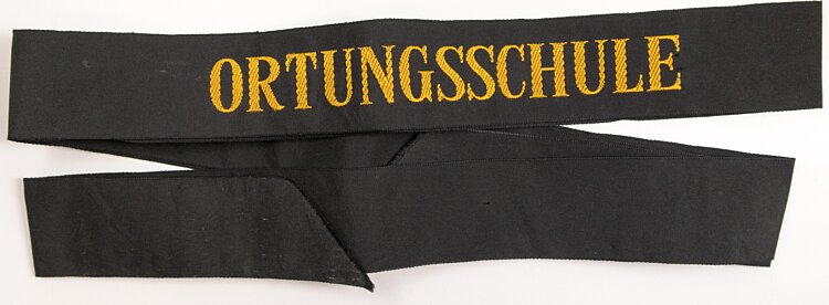 Bundesrepublik Deutschland ( BRD ) Mützenband "Ortungsschule", Bundesmarine