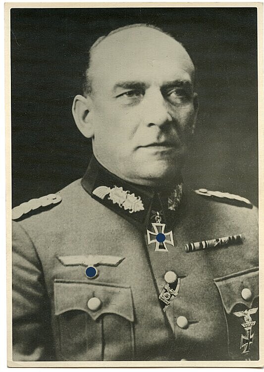 Ritterkreuzträger Generaloberst Nikolaus von Falkenhorst - Portraitfoto