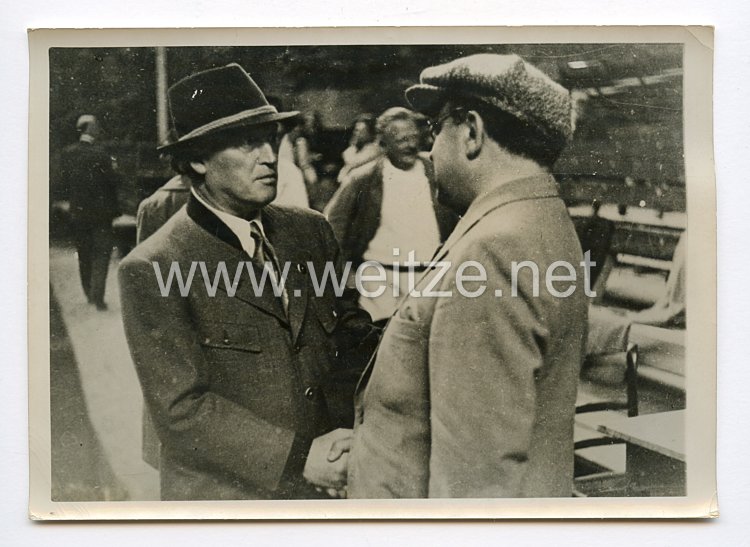 III. Reich Pressefoto. Werner Krauss bei dem Salzburger Festspielen. 27.07.1938. 
