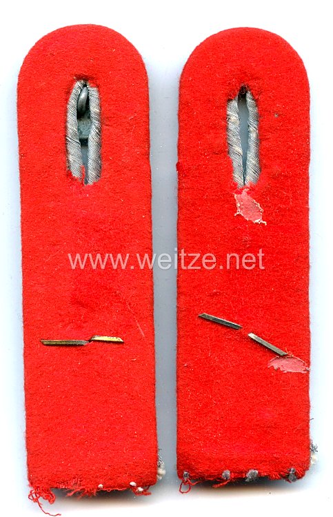 Wehrmacht Heer Paar Schulterstücke für einen Leutnant der Artillerie Bild 2
