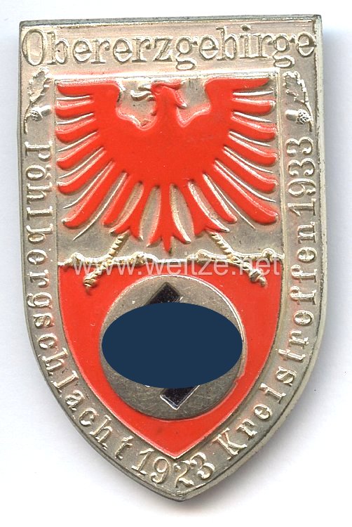 III. Reich - Obererzgebirge Pöhlbergschlacht 1923 Kreistreffen 1933