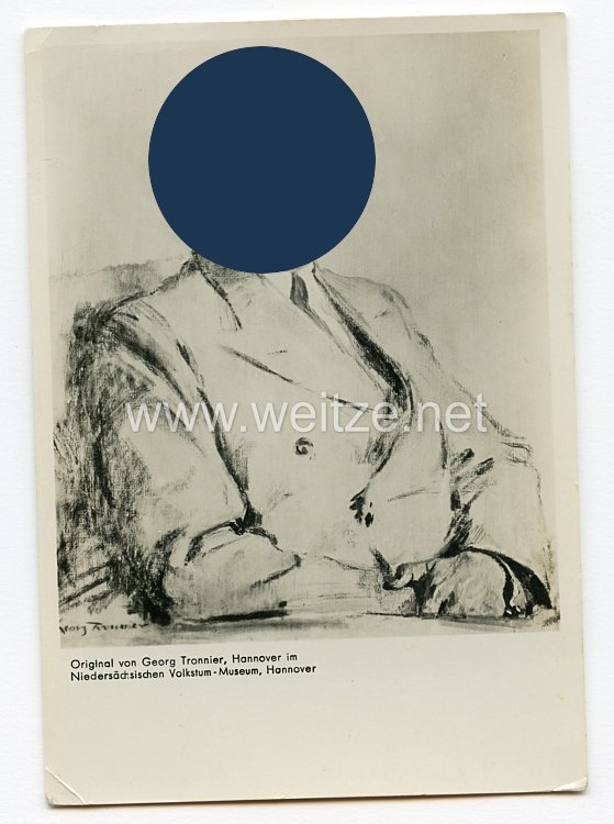 III. Reich gedrucktes Foto von Adolf Hitler