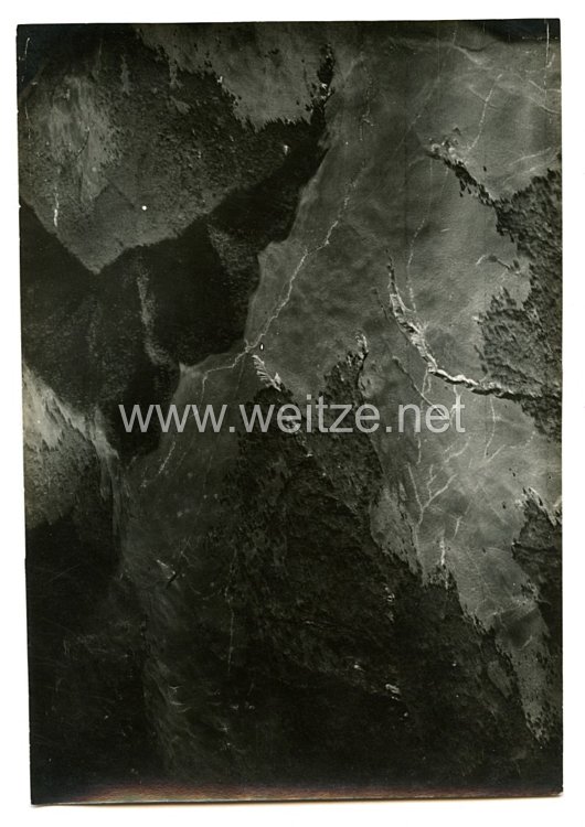 1. Weltkrieg Deutsches Heer Foto, Luftaufnahme von der Westfront