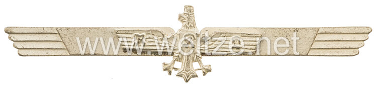 III. Reich - Ring der Nationalen Kraftfahr- und Luftfahrtbewegung - Sportadler in Silber mit Verleihungsurkunde Bild 2