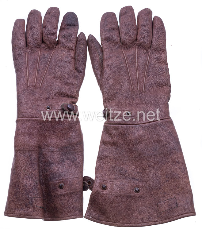 Erster Weltkrieg Paar beheizbare Handschuhe für Flieger
