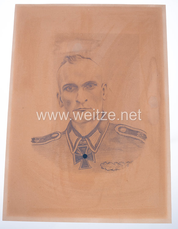 Wehrmacht Heer Portraitbild von Ritterkreuzträger Siegfried Janz