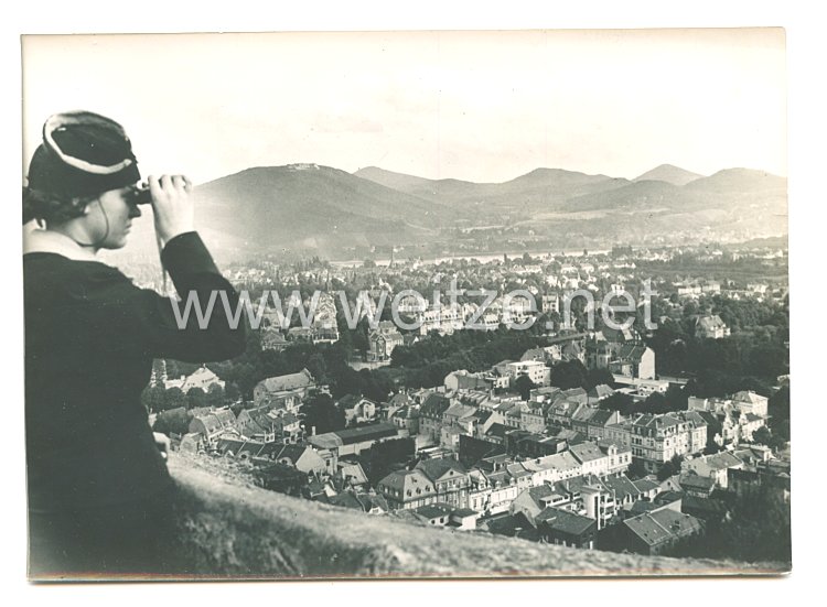 3. Reich Pressefoto: Bad Godsberg am Rhein, der Treffpunkt von Adolf Hitler mit Chamberlain 21.9.1938