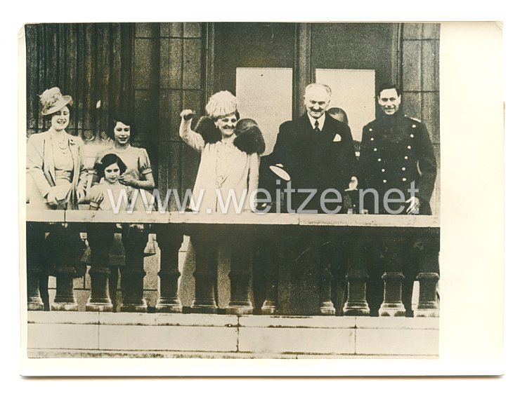 3. Reich Pressefoto: Präsident Lebrun in London. 21.3.1939