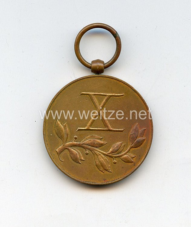 Polen, Medaille für 10 Jahre Dienstzeit in Bronze ( Medal za Długoletnia Słuźbę, brązowa ) Bild 2