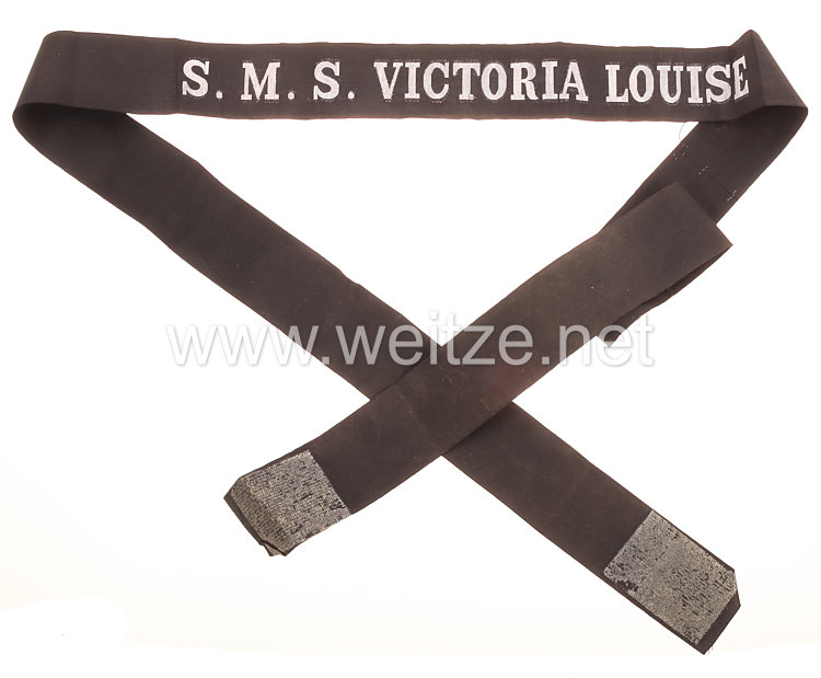 Kaiserliche Marine Mützenband "S.M.S. Victoria Louise"