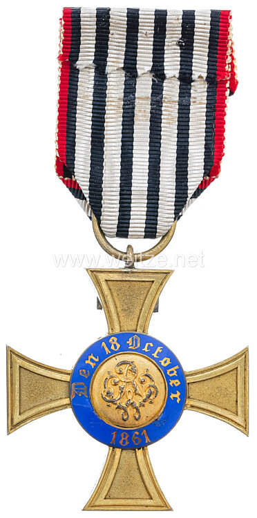 Preussen Kronen-Orden 4. Klasse mit Genfer Kreuz 1872 - 1874 Bild 2