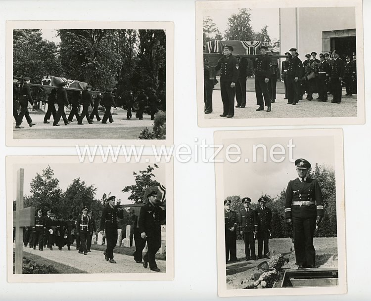 Kriegsmarine Fotos, Beerdigung eines Soldaten