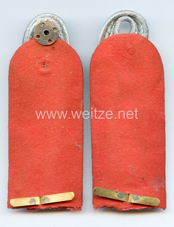 Luftwaffe Paar Schulterstücke für einen Major der Flakartillerie Bild 2
